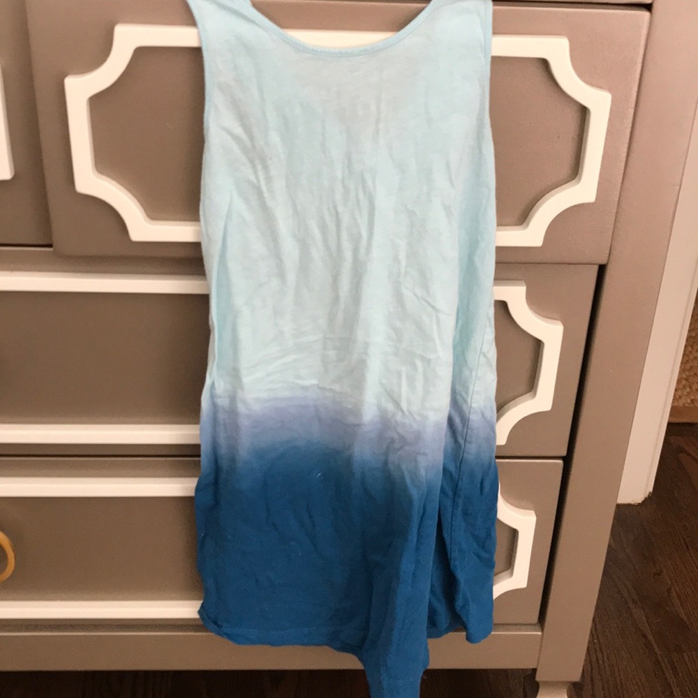 Blue T-shirt dress